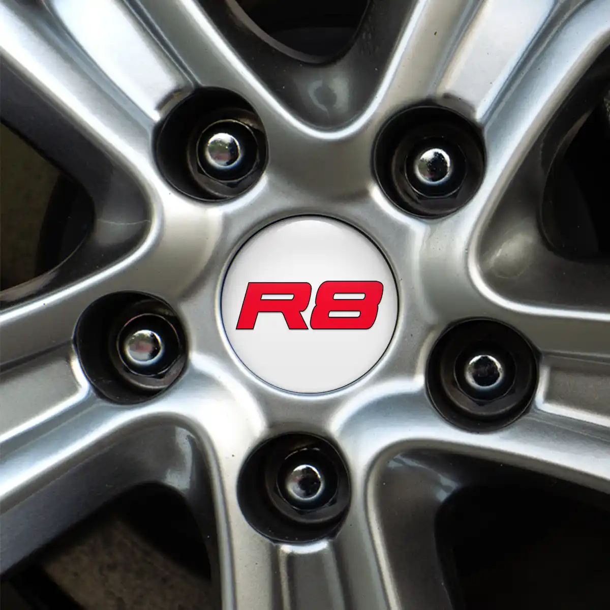 Audi R8 Logo Sticker Stylish Design