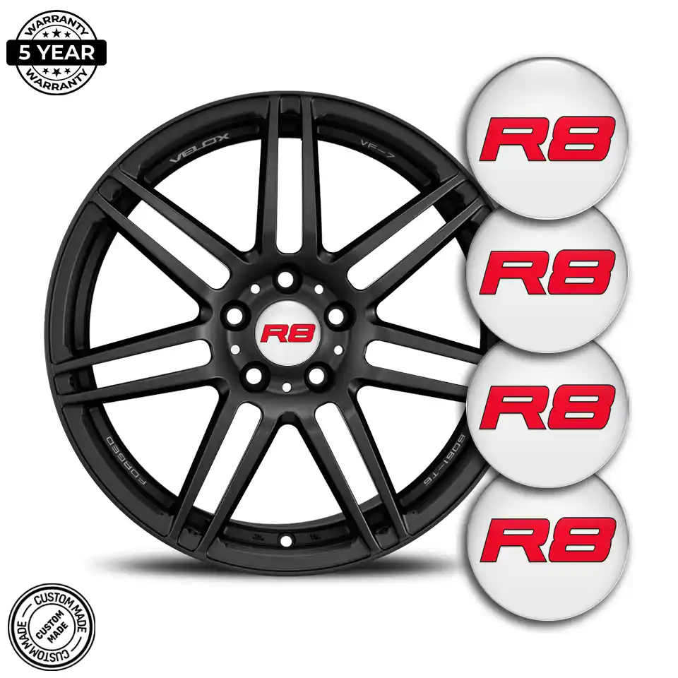Audi R8 Logo Sticker Stylish Design