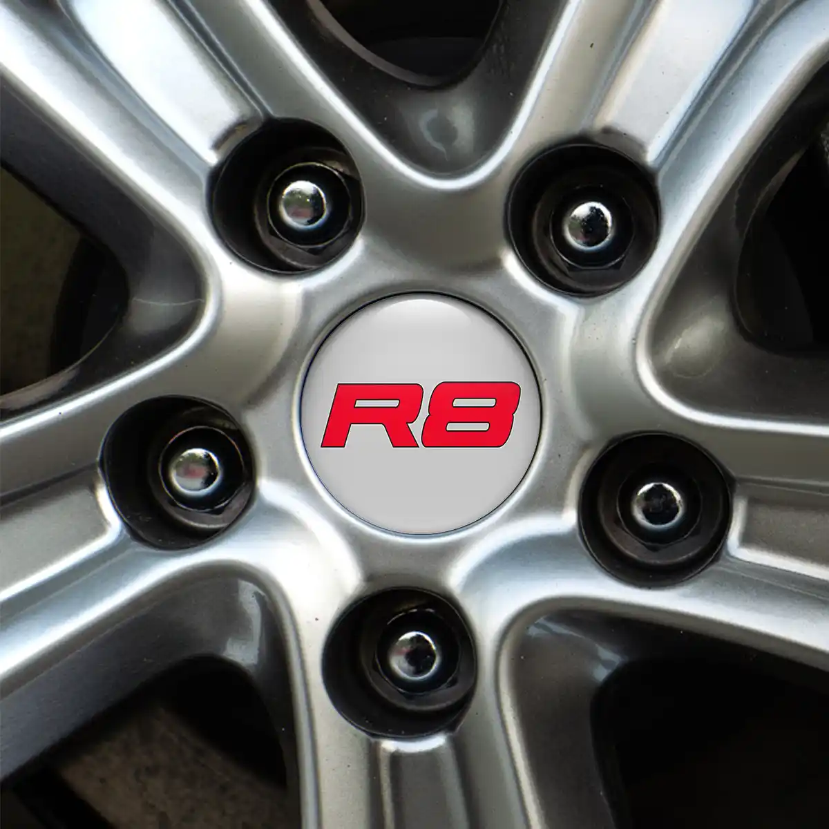 Audi R8 Silicone Emblem Stylish Design