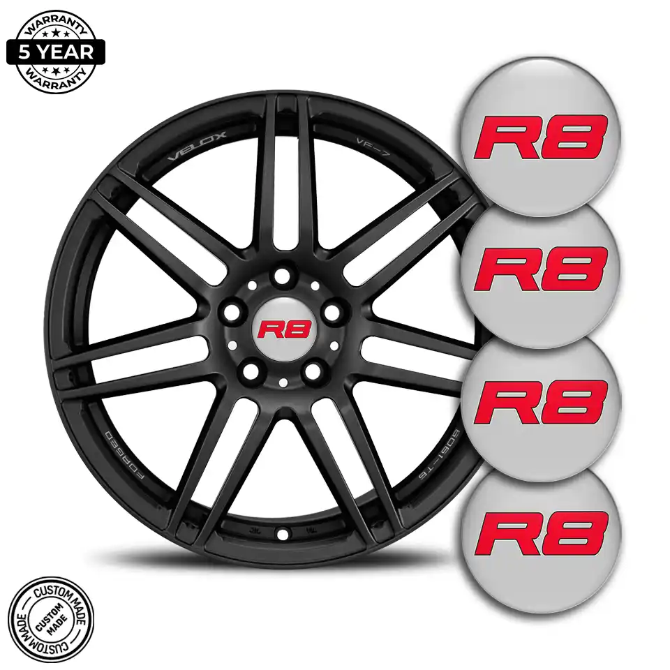 Audi R8 Silicone Emblem Stylish Design