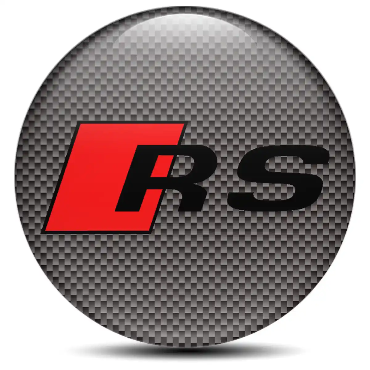 Audi RS Emblem Center Hup Cap Stylish Design