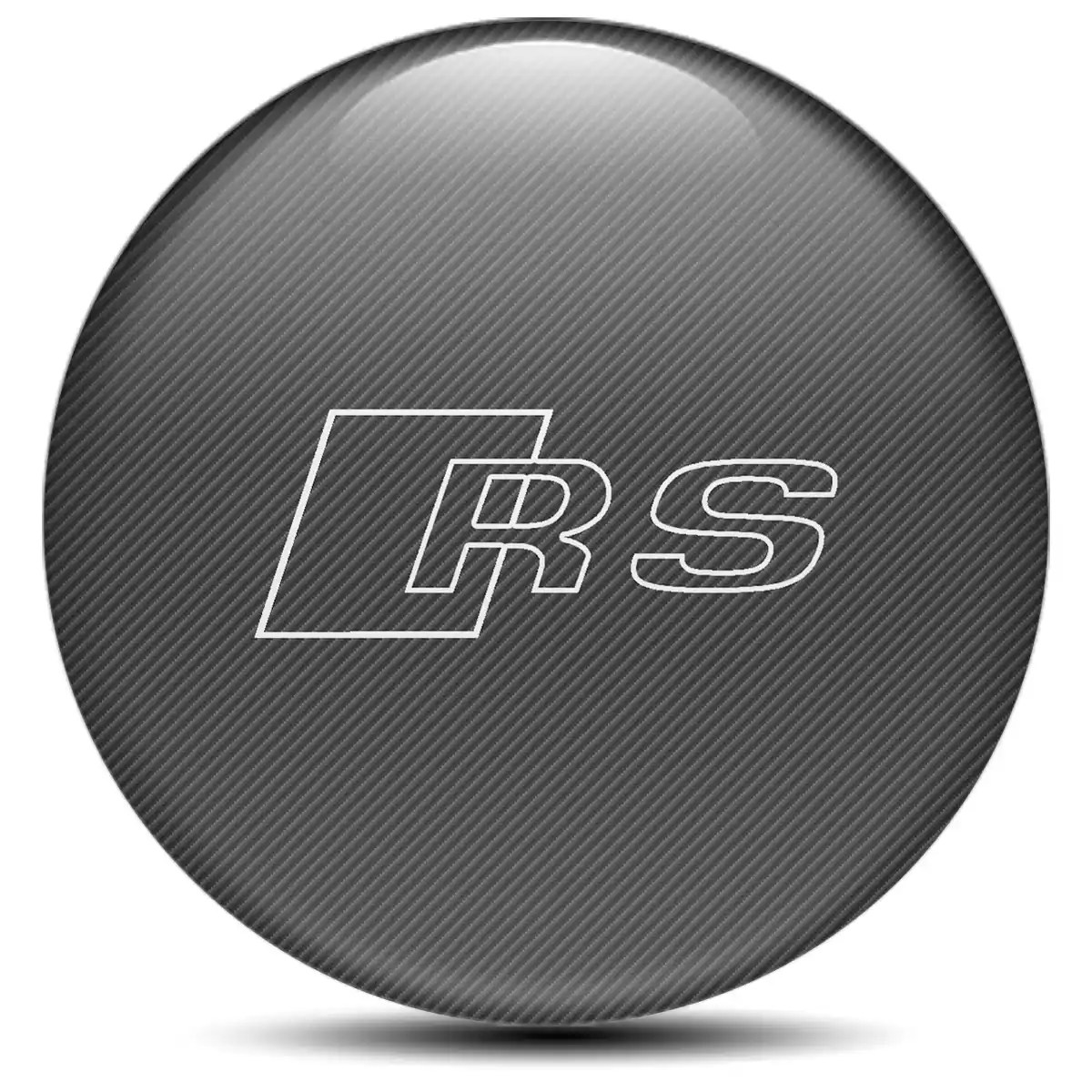 Audi RS Emblem Wheel Center Caps Stylish Design