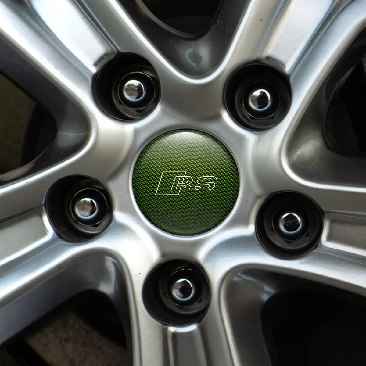 Audi RS Silicone Sticker Stylish Design