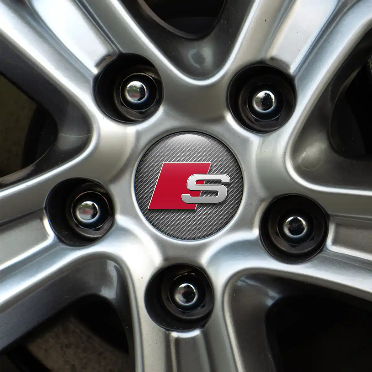 Audi S Line Badge Emblems Center Cap High Quality