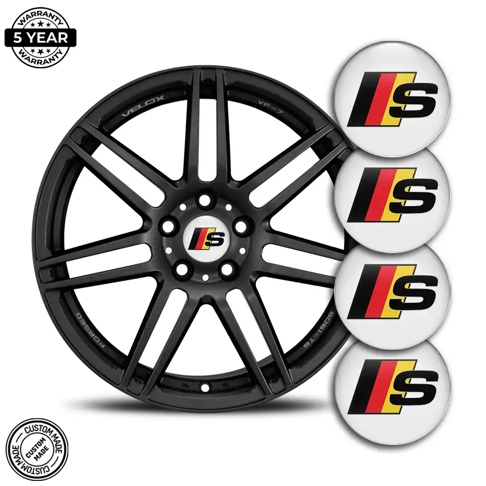 Audi S Line Domed Sticker High Quality