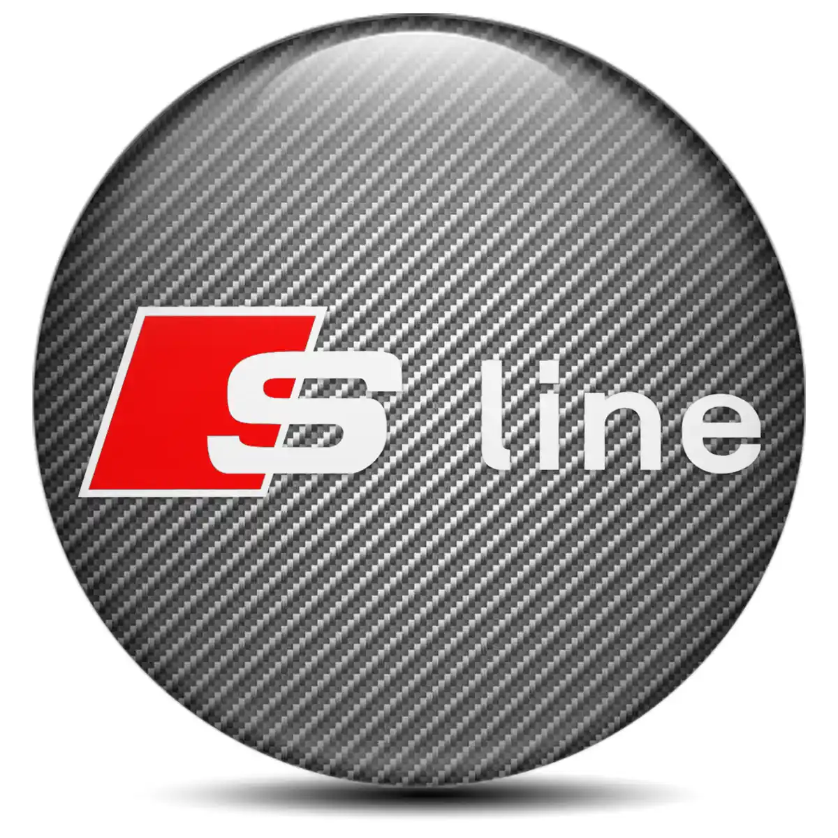 Audi S Line Domed Sticker Self-Adhesive High Quality