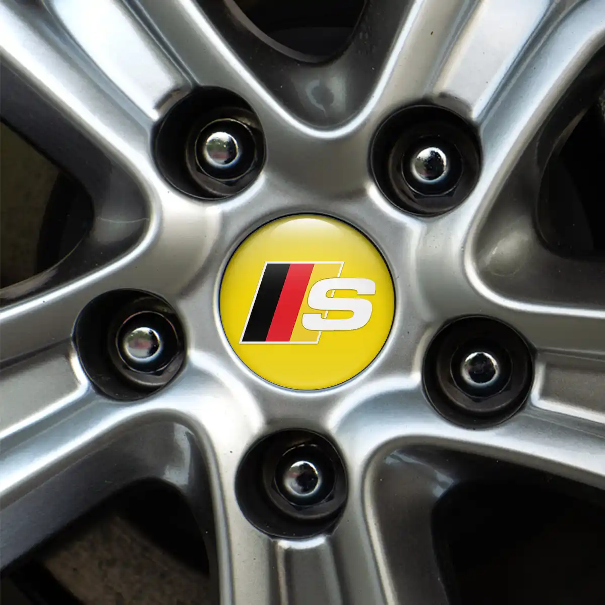 Audi S Line Domed Sticker Stylish Design