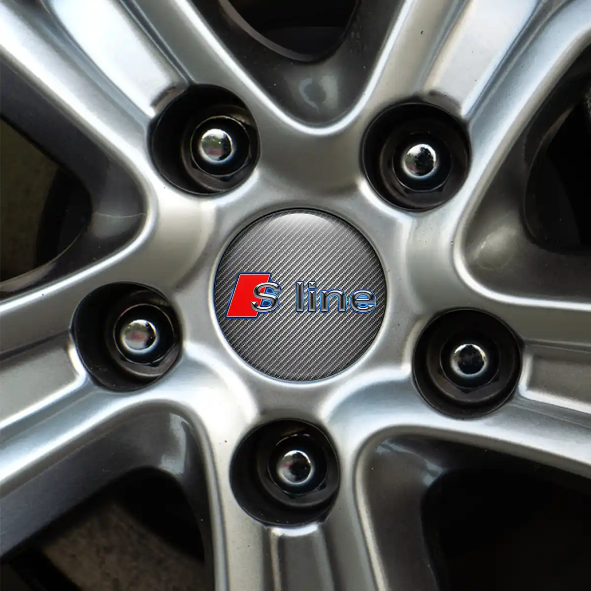 Audi S Line Emblem Center Hup Cap High Quality