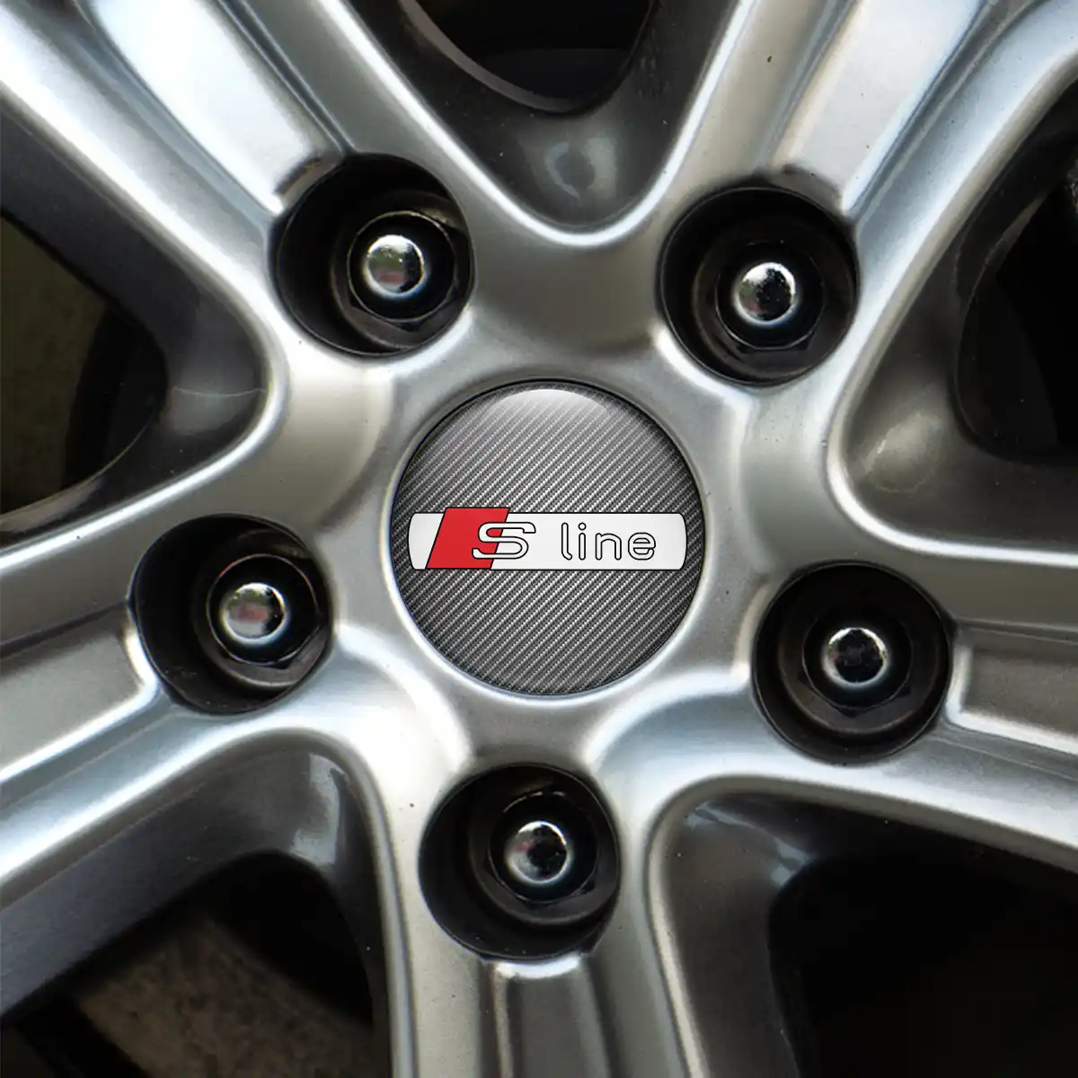 Audi S Line Logo Emblem Self-Adhesive Stylish Design