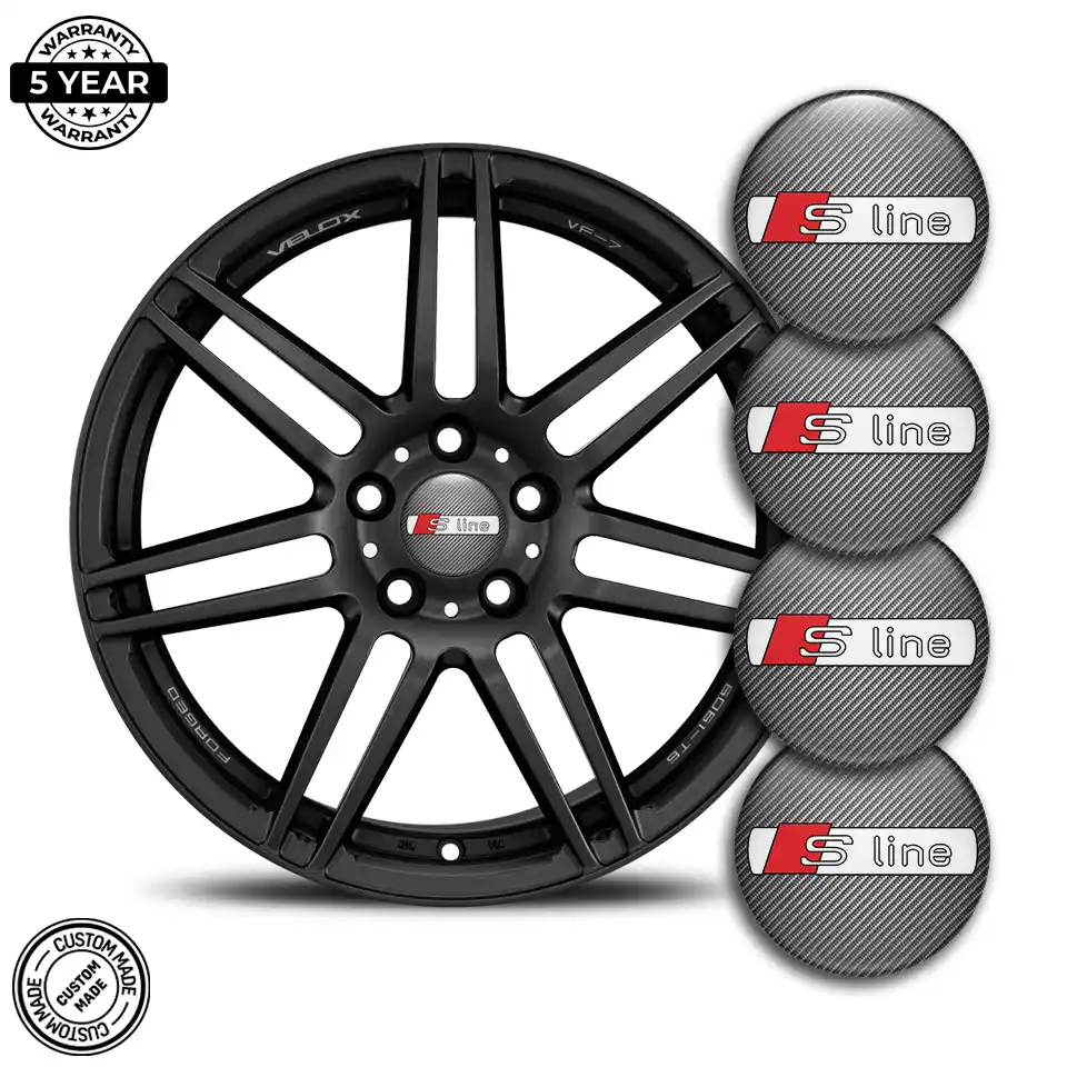 Audi S Line Logo Emblem Self-Adhesive Stylish Design