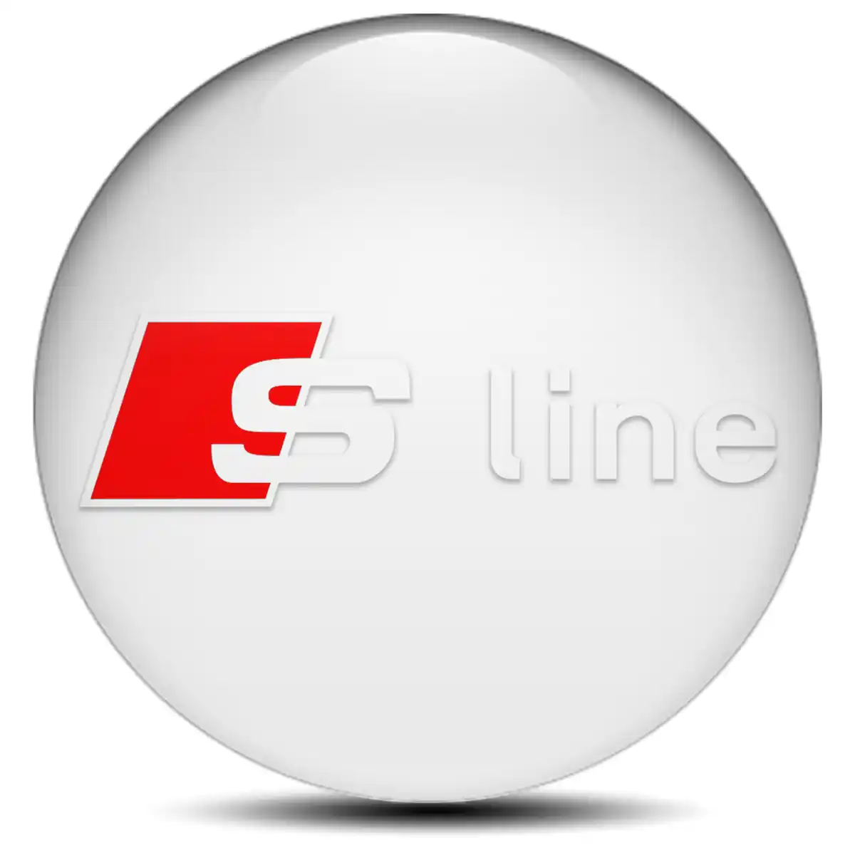 Audi S Line Logo Silicone Badge Stylish Design
