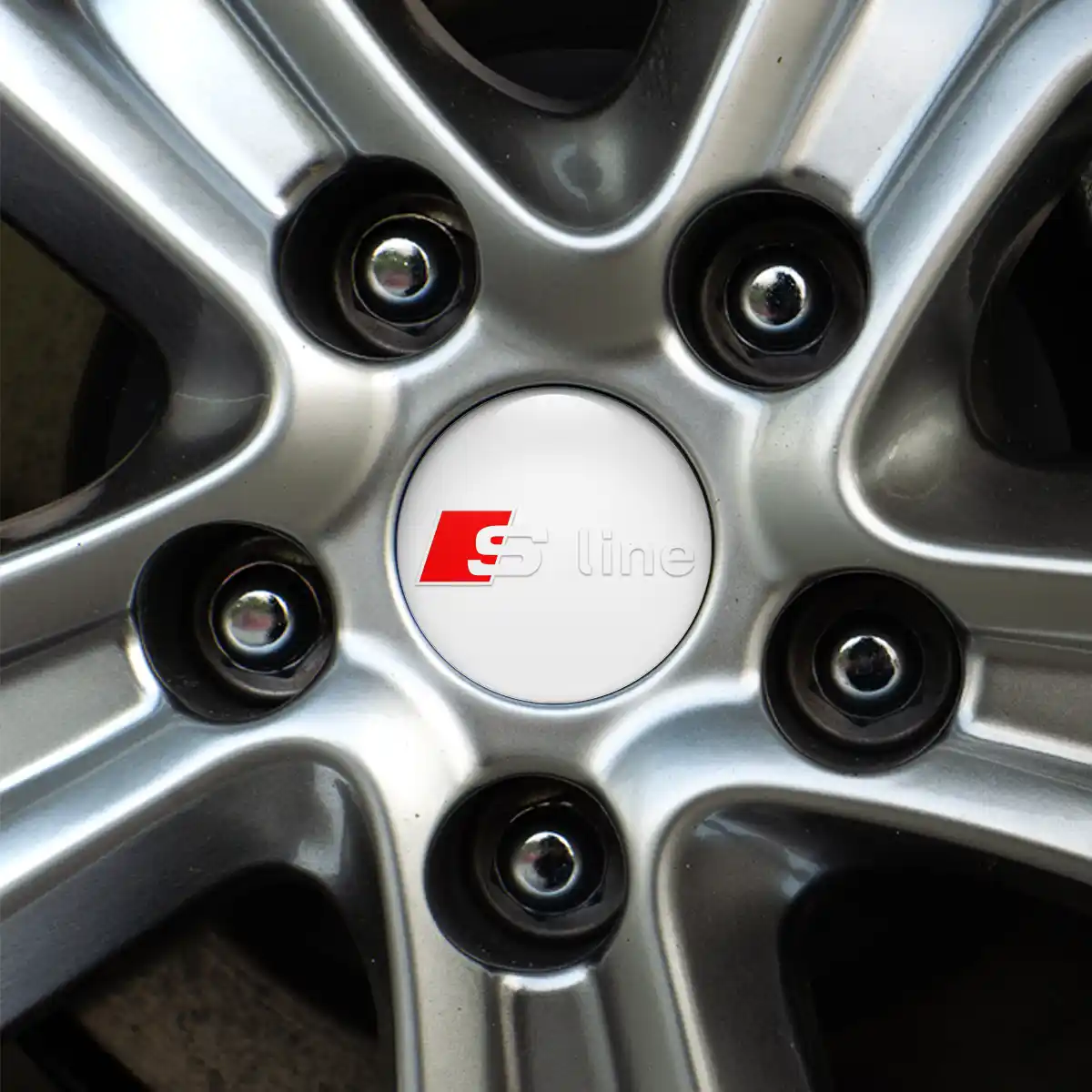 Audi S Line Logo Silicone Badge Stylish Design