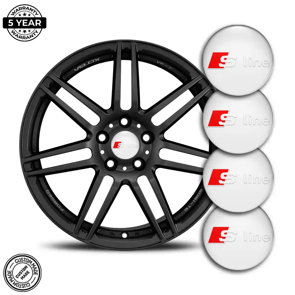 Audi S Line Logo Silicone Badge Stylish Design