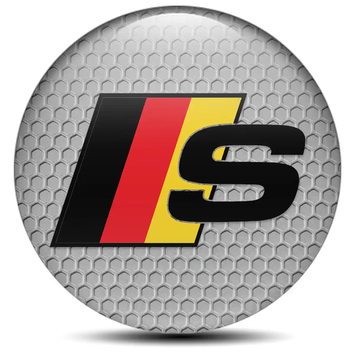 Audi S Line Logo Silicone Sticker High Quality