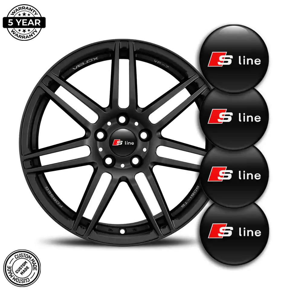 Audi S Line Logo Sticker High Quality