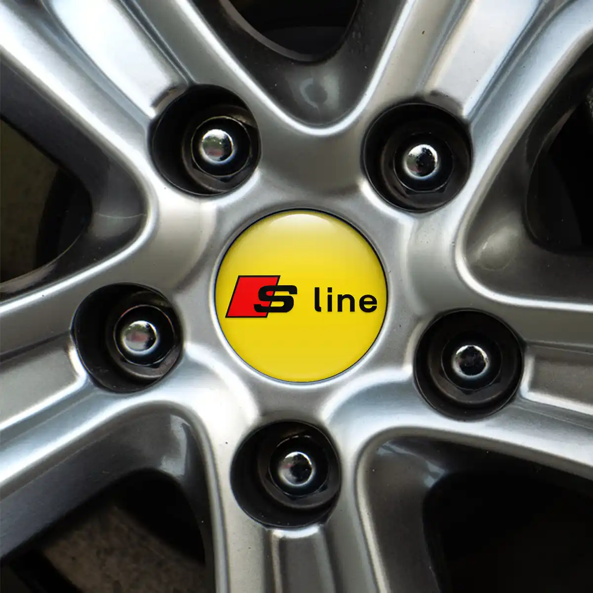 Audi S Line Logo Sticker Stylish Design