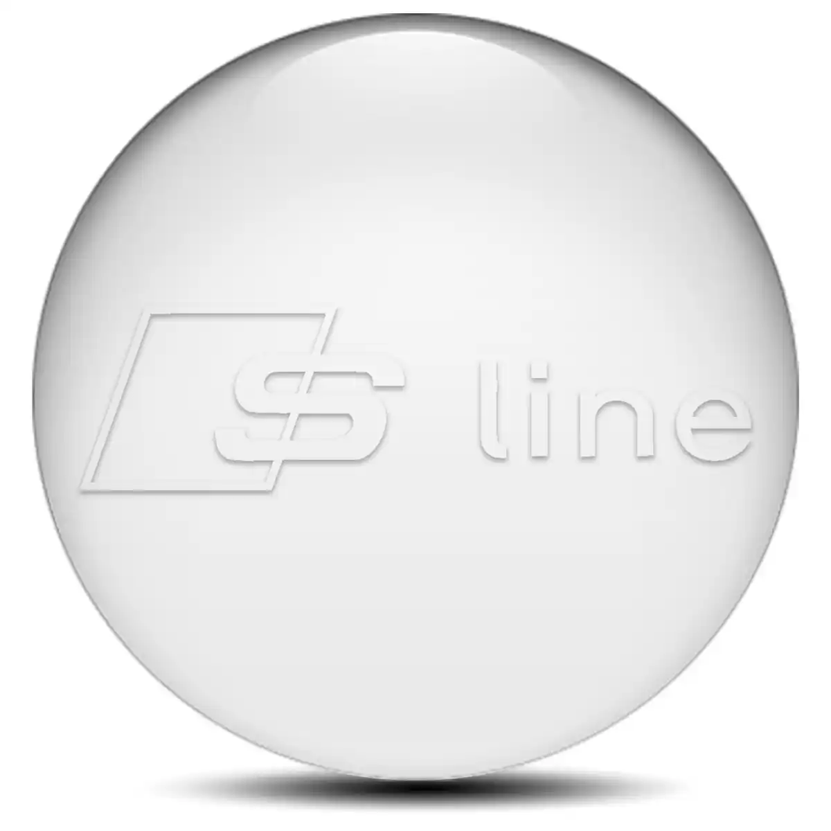 Audi S Line Silicone Emblem Self-Adhesive Stylish Design