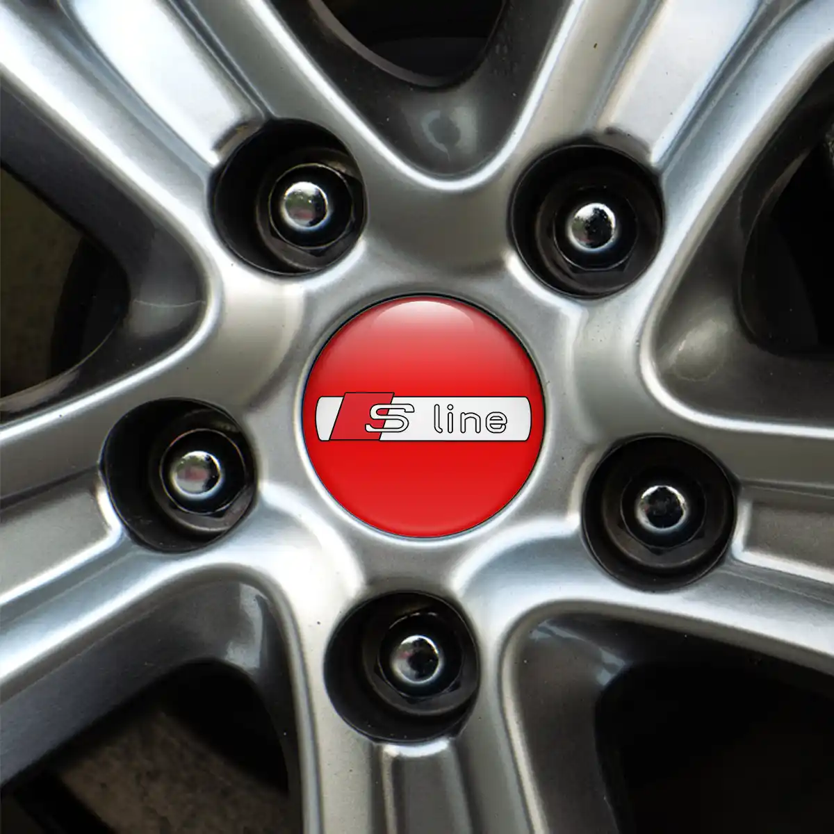 Audi S Line Silicone Sticker High Quality