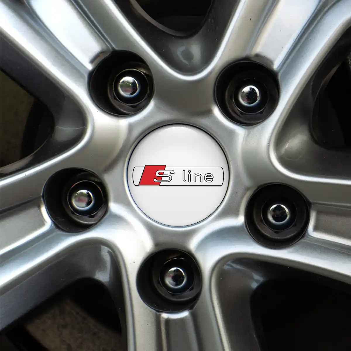 Audi S Line Silicone Sticker Self-Adhesive High Quality