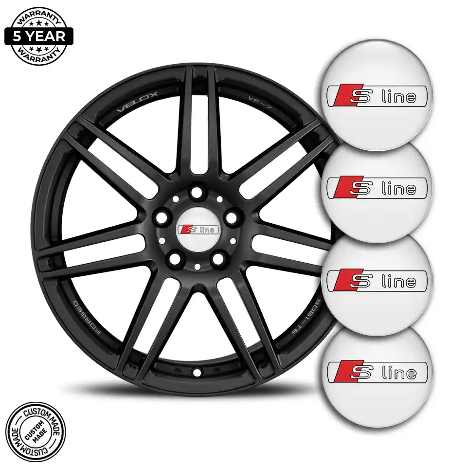 Audi S Line Silicone Sticker Self-Adhesive High Quality