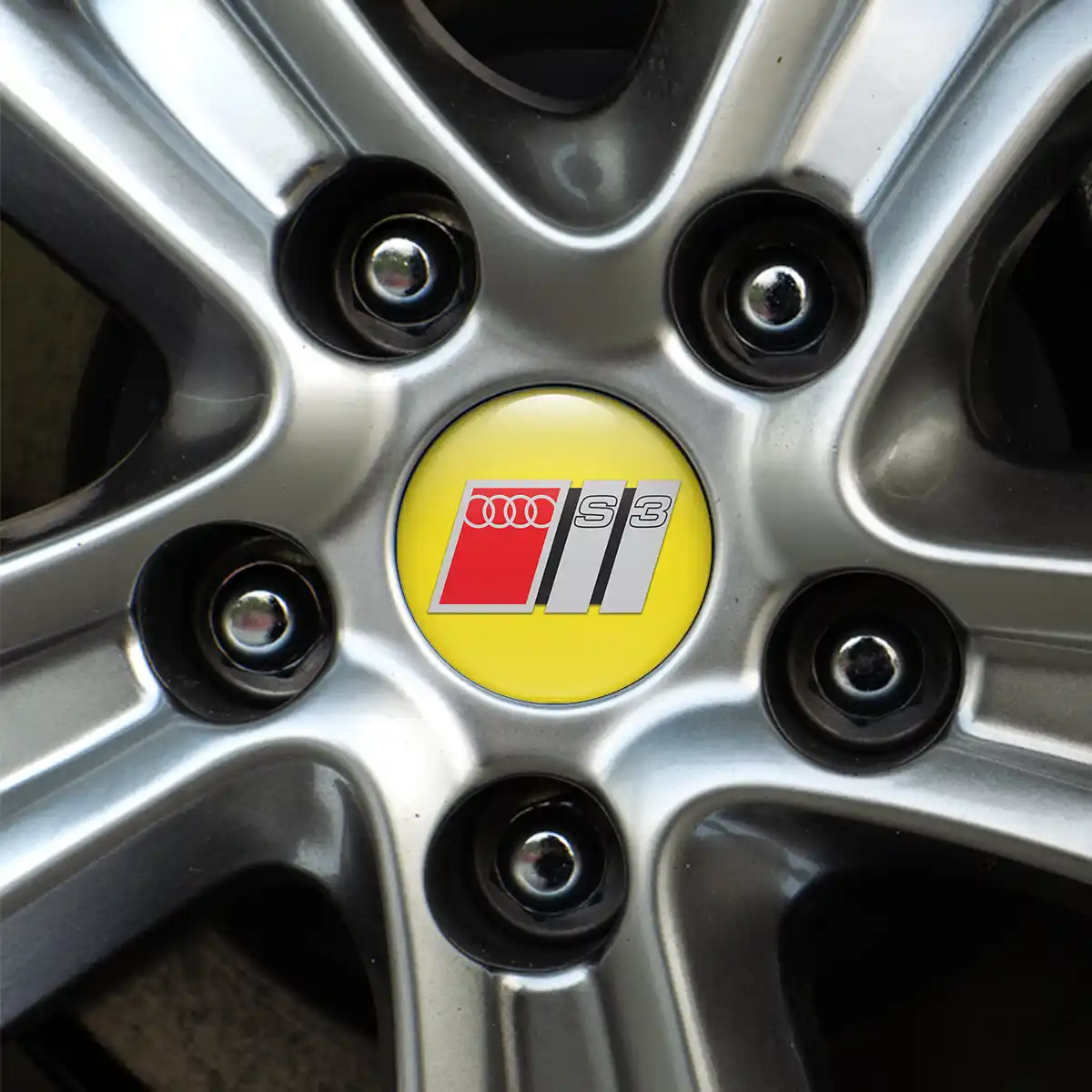 Audi S3 Domed Emblem Stylish Design
