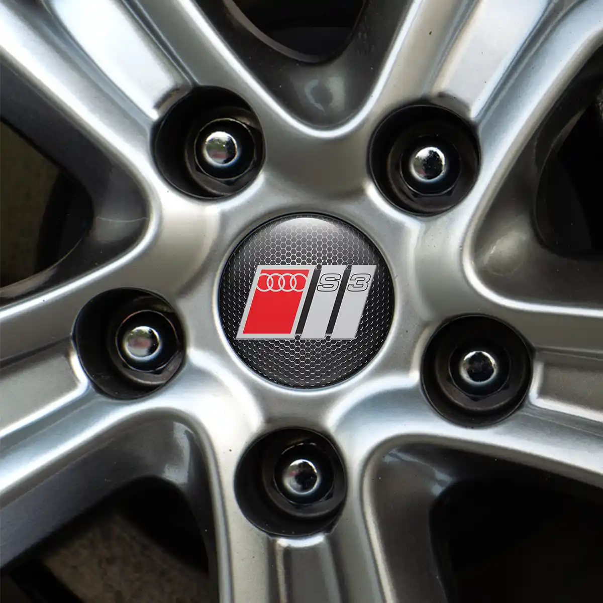 Audi S3 Domed Sticker Stylish Design