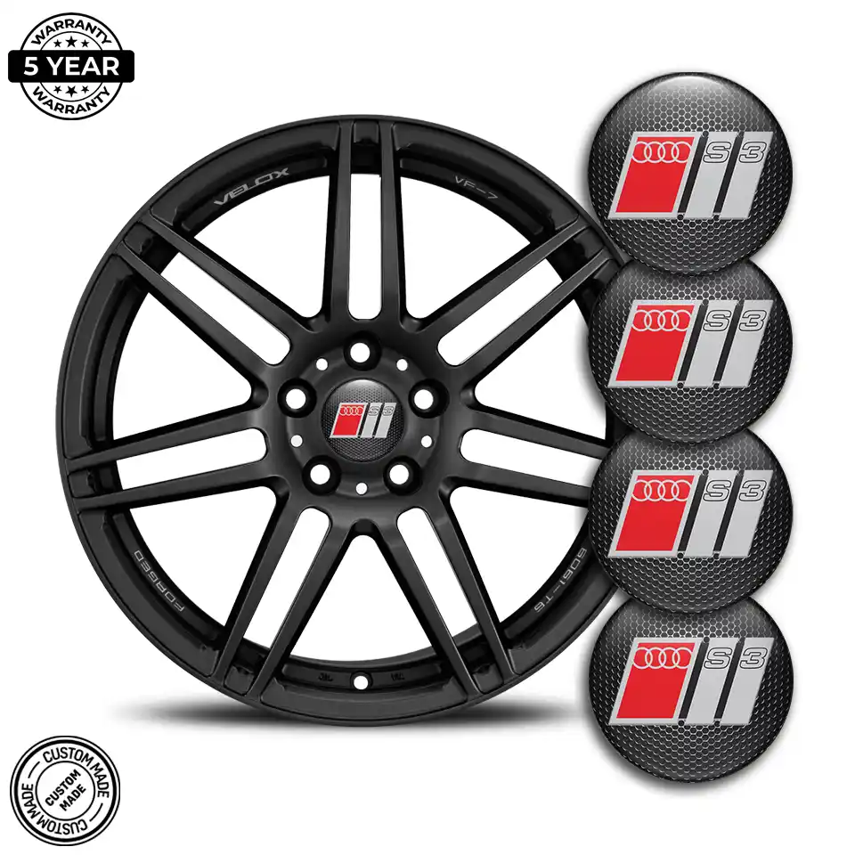 Audi S3 Domed Sticker Stylish Design