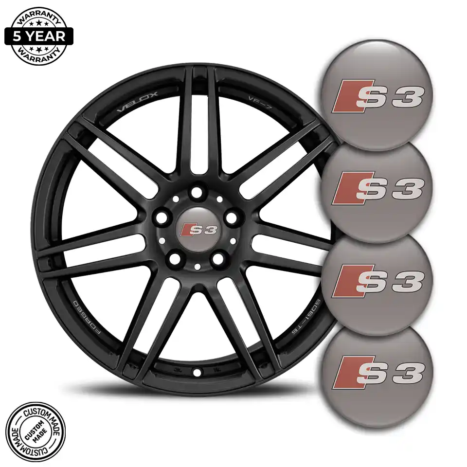 Audi S3 Emblem Center Hup Cap Stylish Design