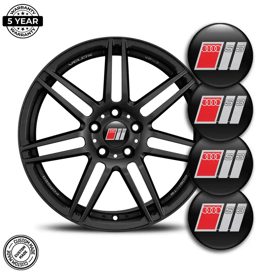 Audi S3 Silicone Emblem Stylish Design