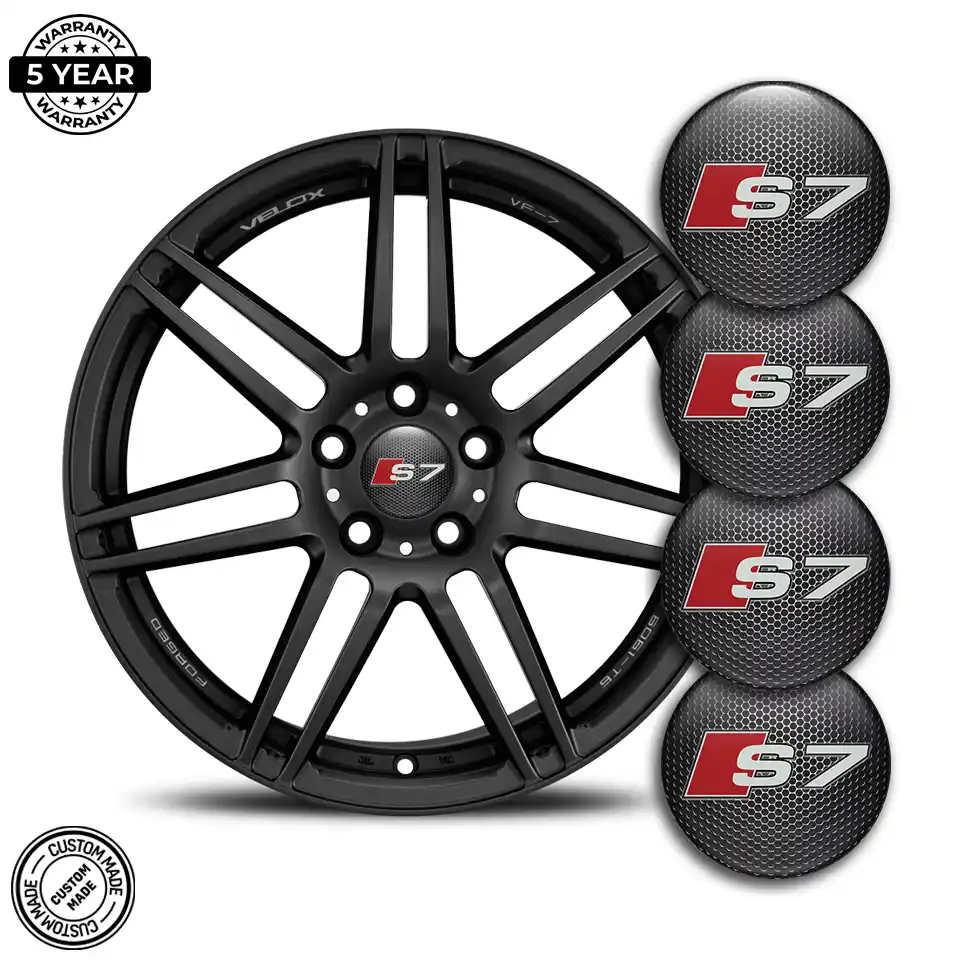 Audi S7 Domed Sticker Stylish Design
