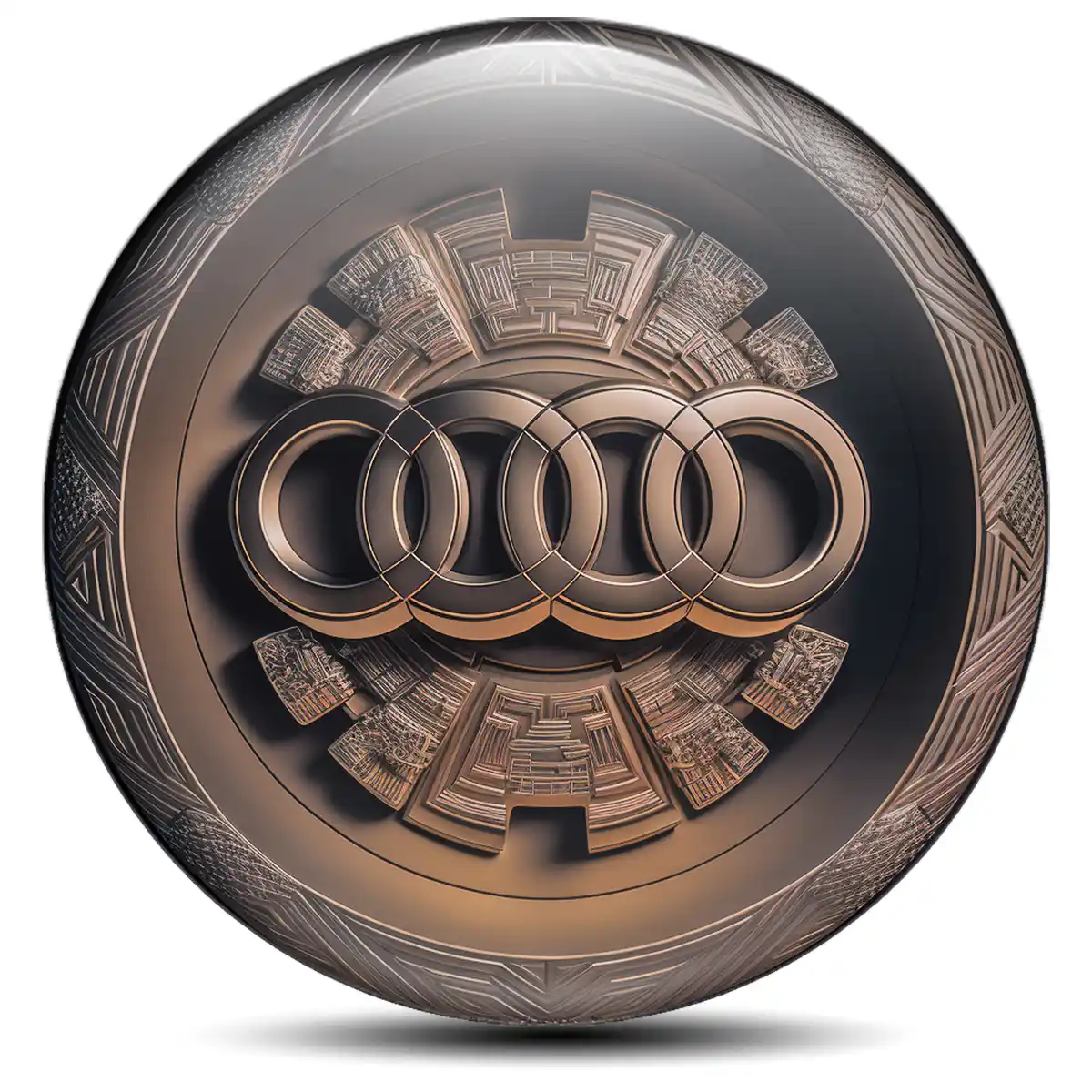 Audi Silicone Emblem Self-Adhesive Branded Edition