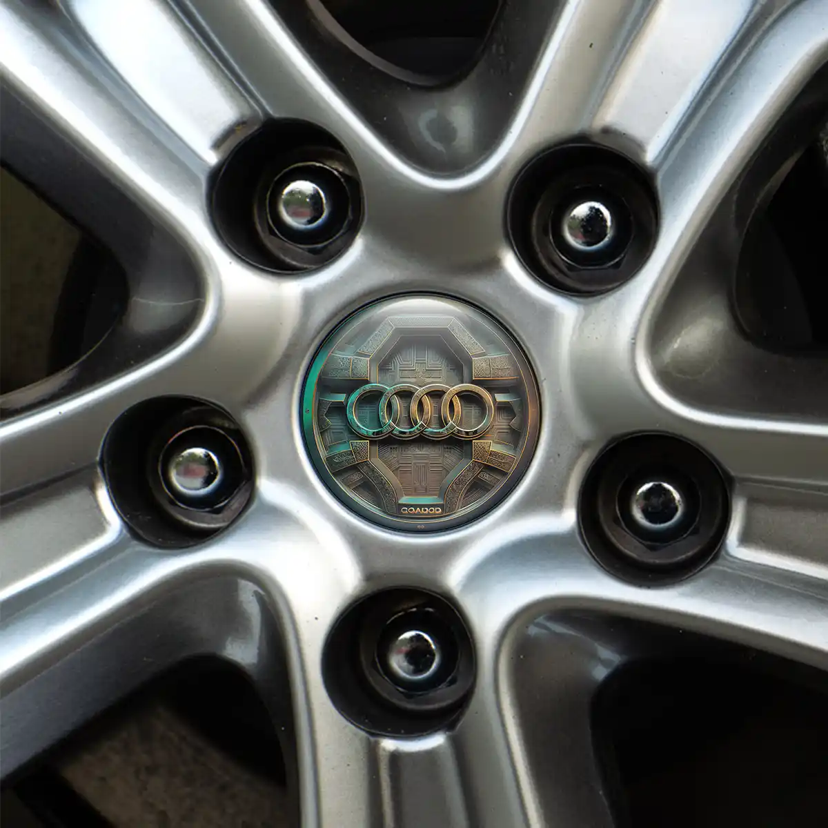 Audi Silicone Emblem Self-Adhesive Luxury Edition