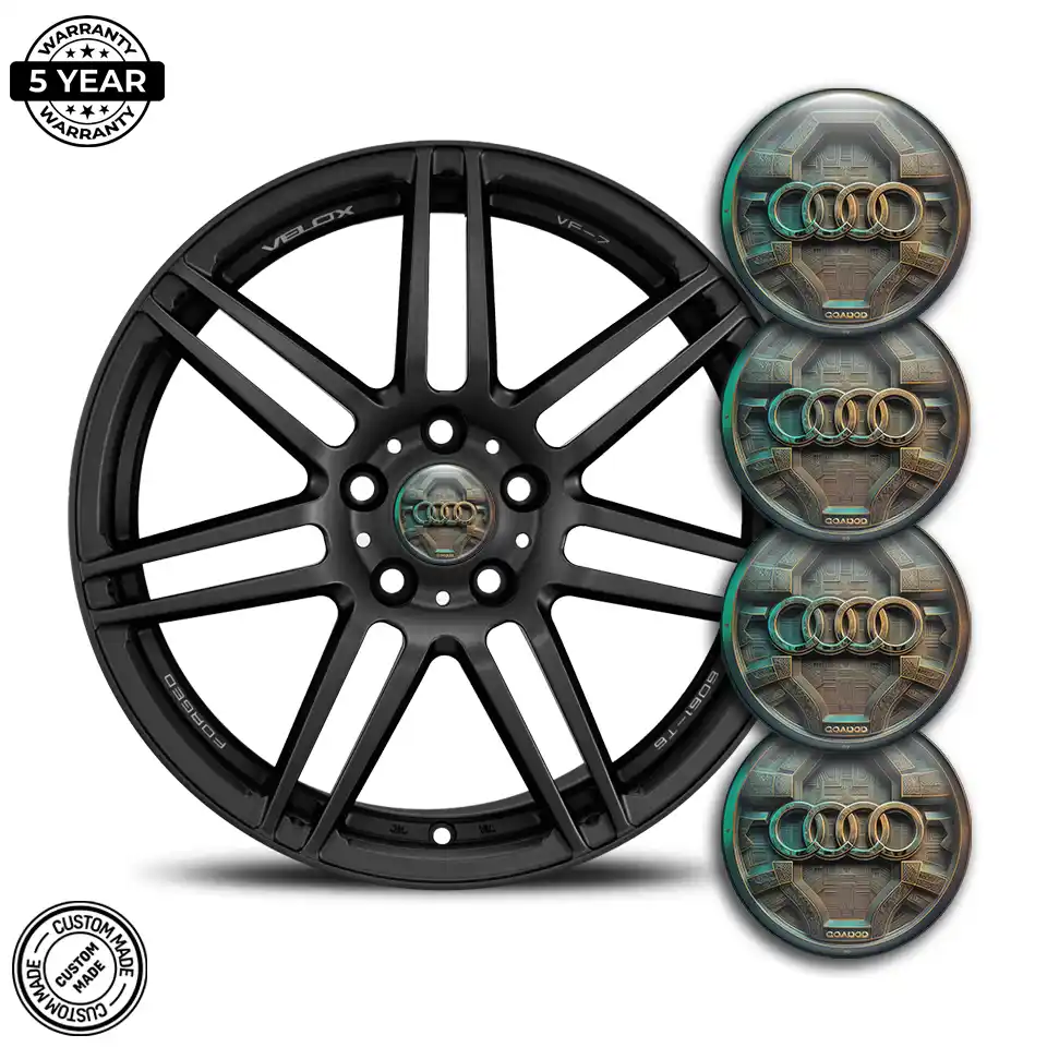 Audi Silicone Emblem Self-Adhesive Luxury Edition