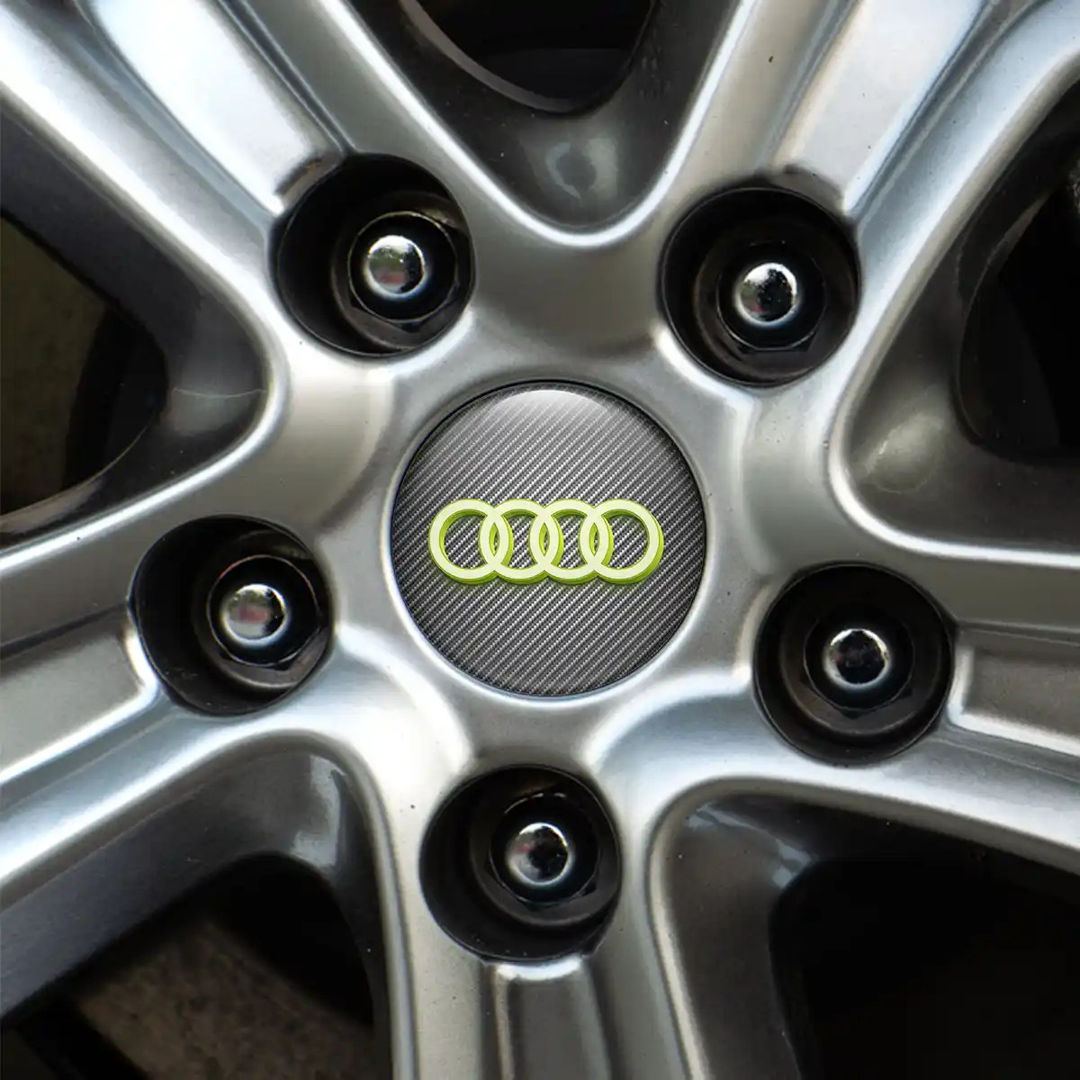 Audi Silicone Emblem Self-Adhesive Premium Edition