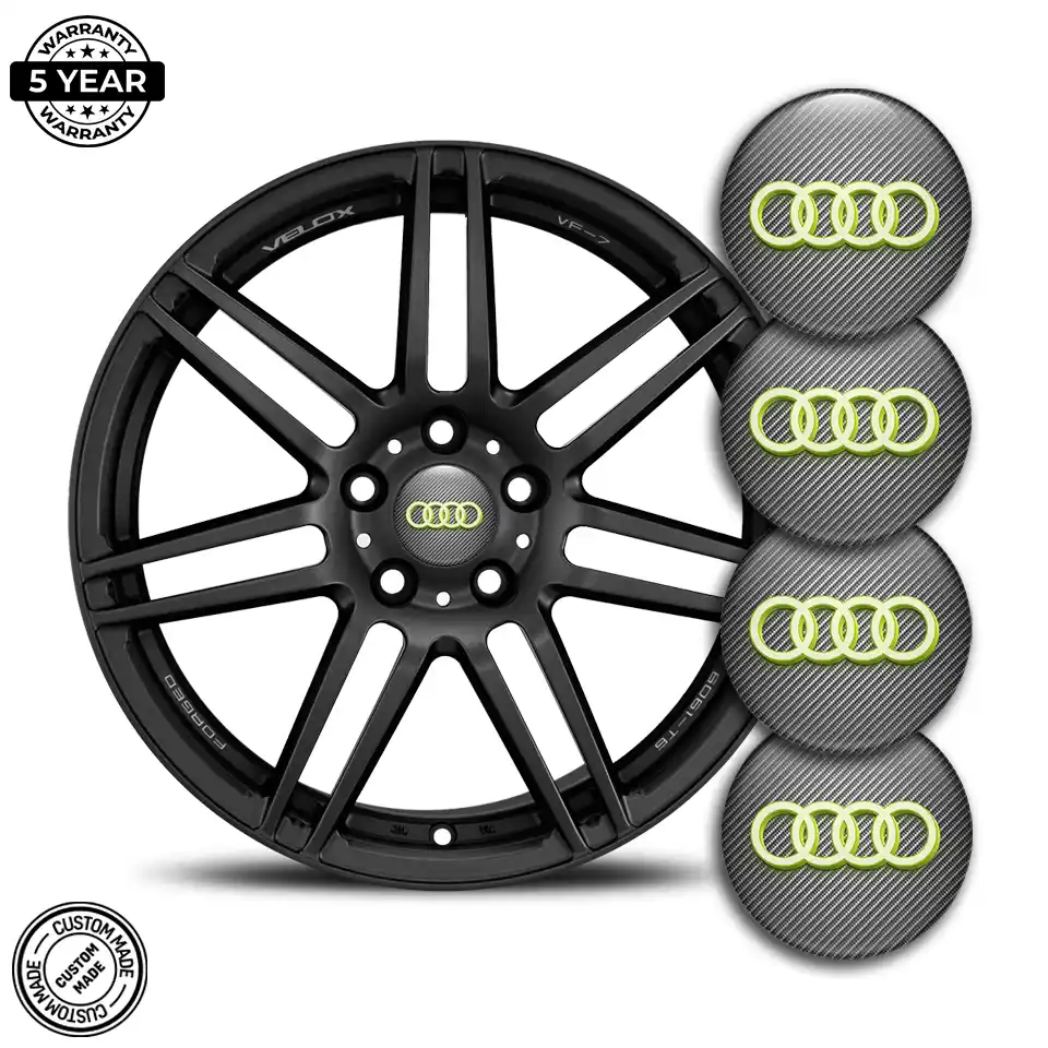 Audi Silicone Emblem Self-Adhesive Premium Edition