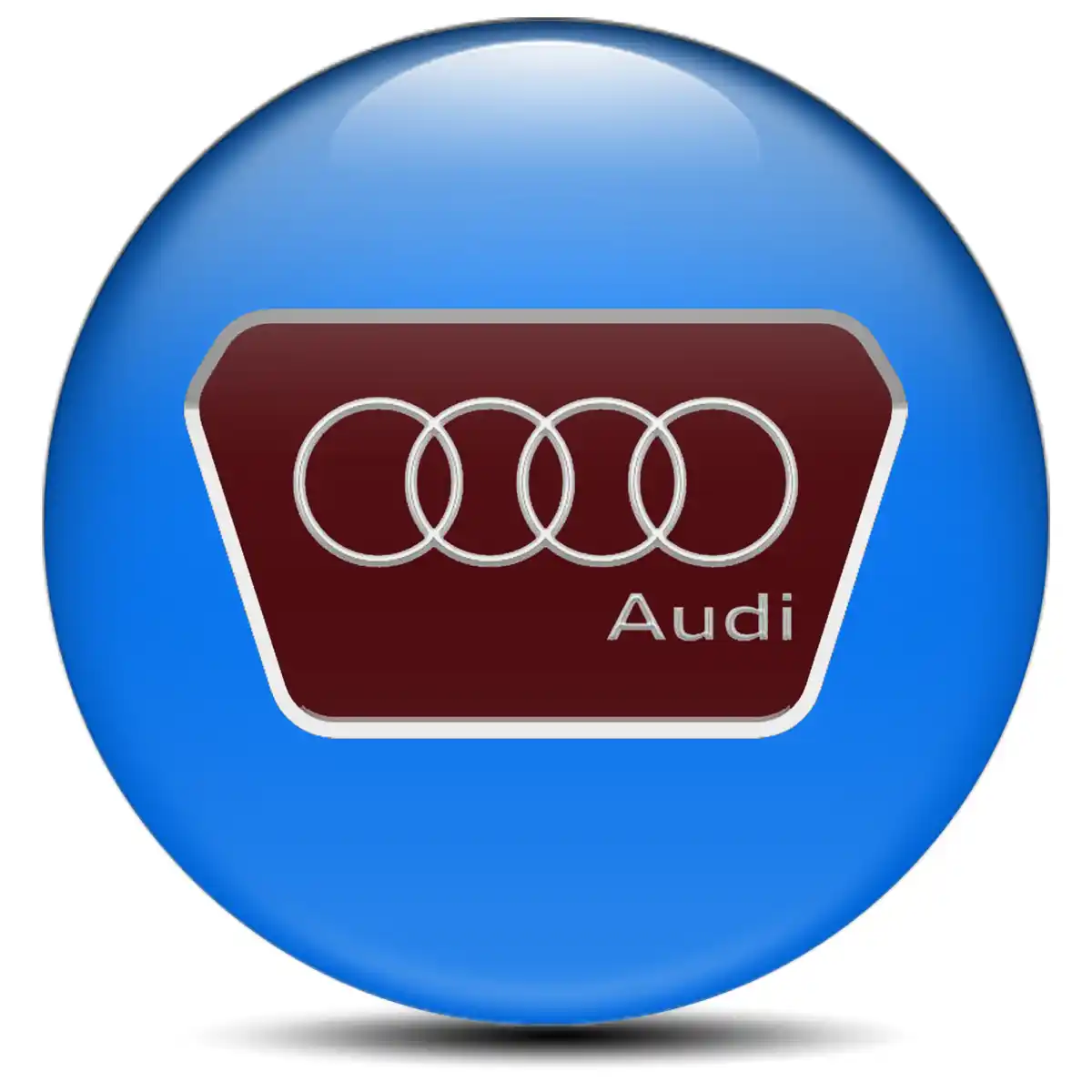 Audi Silicone Emblem Self-Adhesive Tuning Car