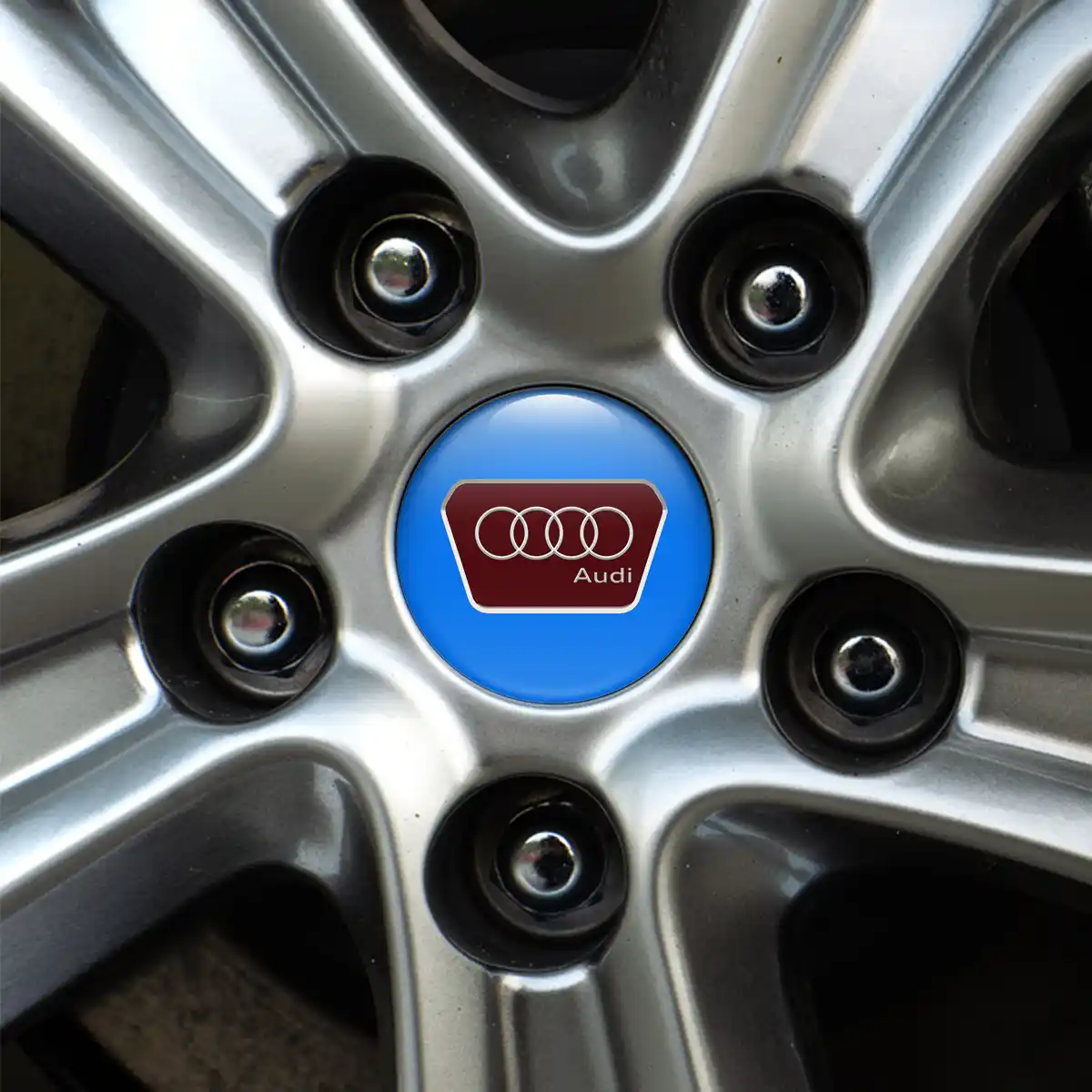 Audi Silicone Emblem Self-Adhesive Tuning Car