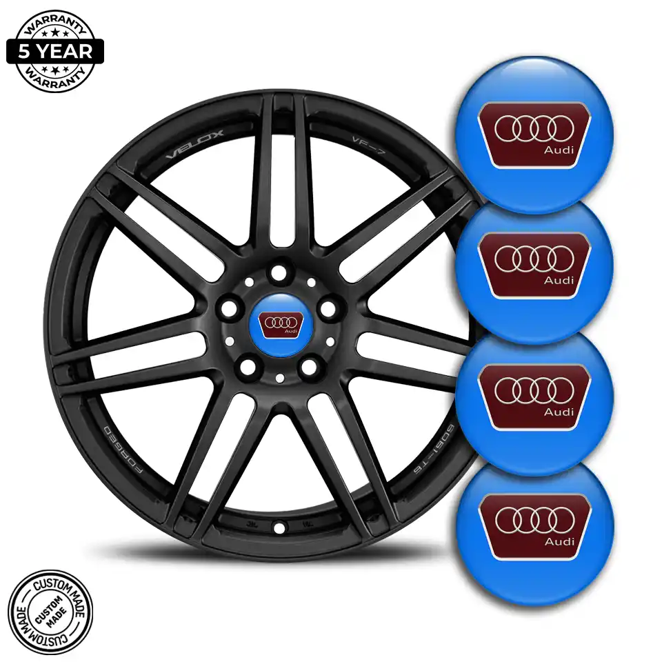 Audi Silicone Emblem Self-Adhesive Tuning Car