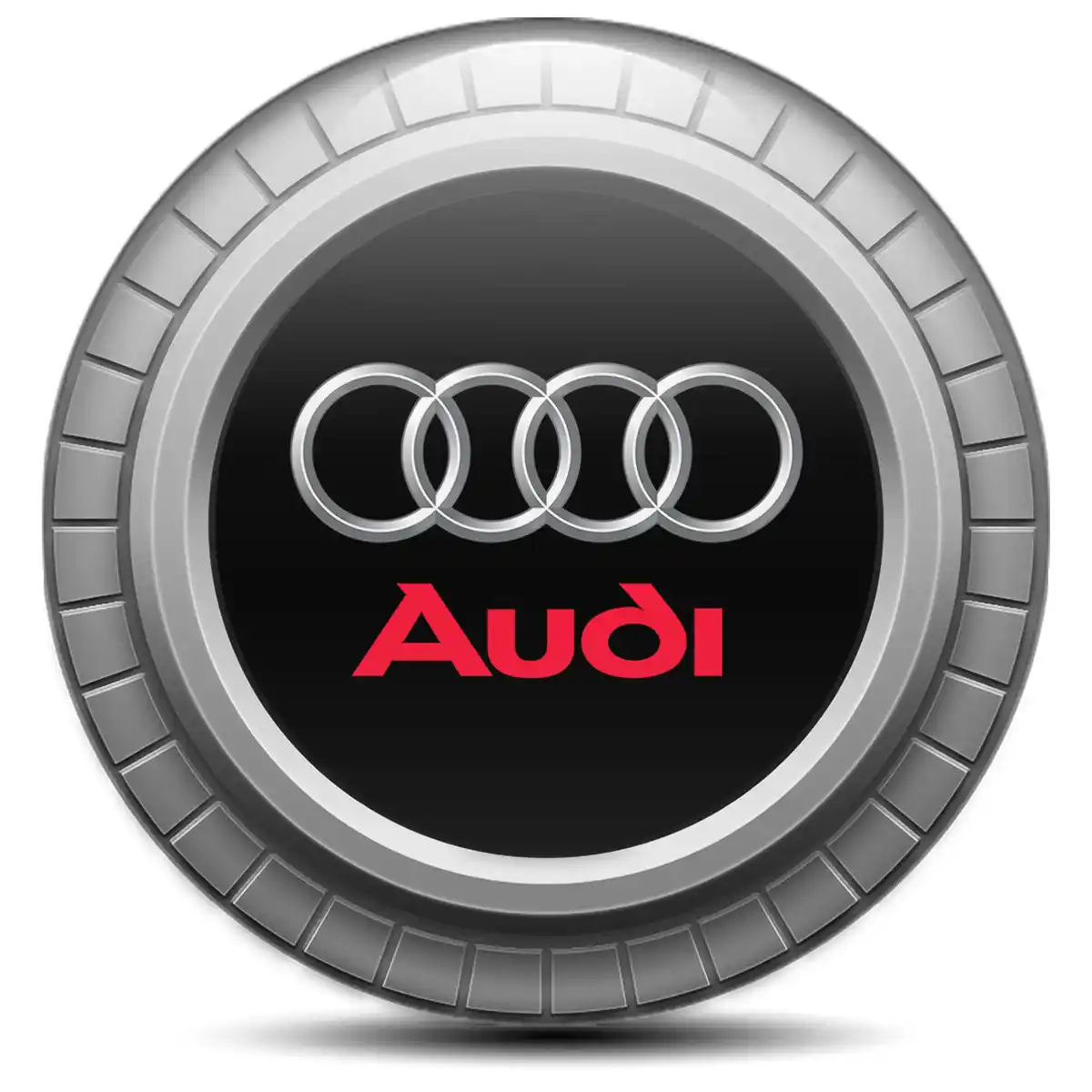 Audi Silicone Emblem Self-Adhesive Vortex Limited