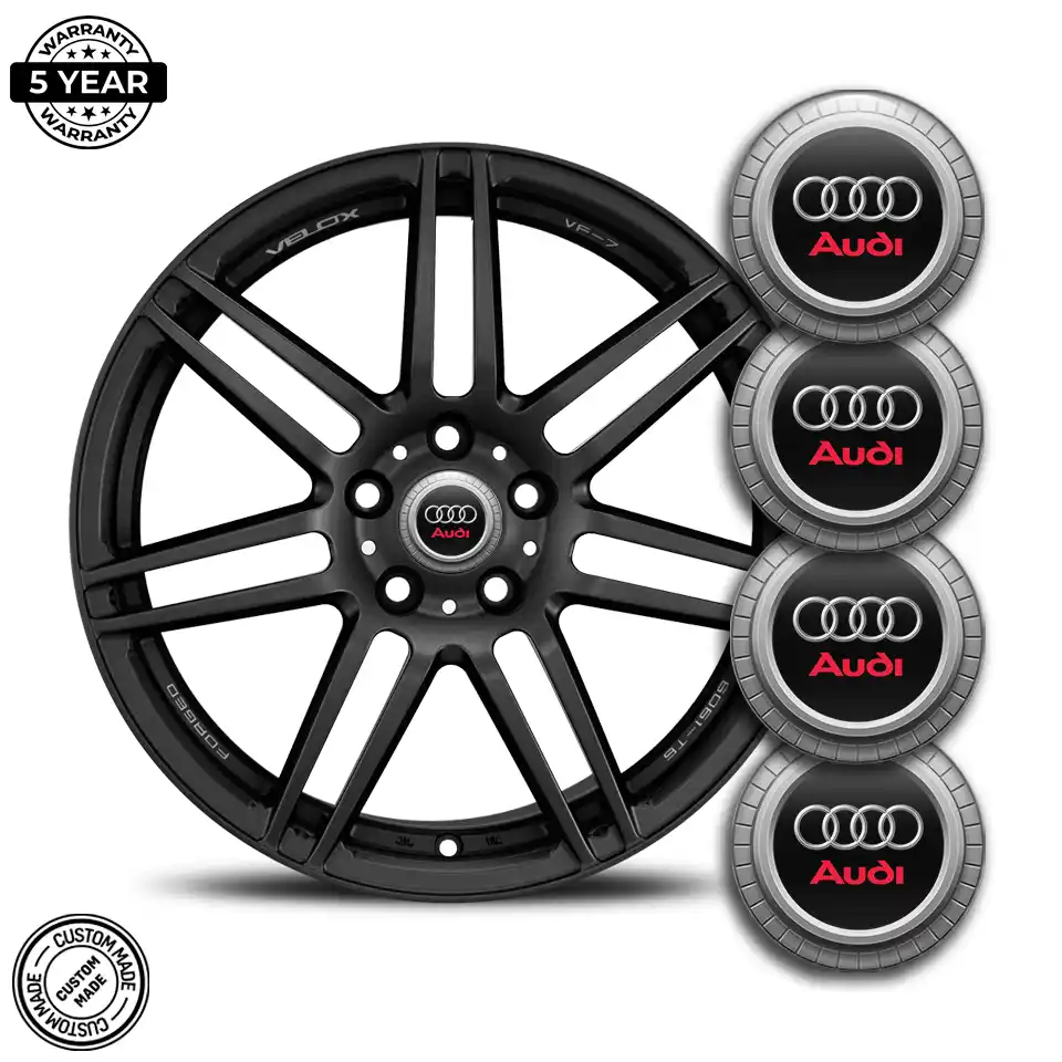 Audi Silicone Emblem Self-Adhesive Vortex Limited