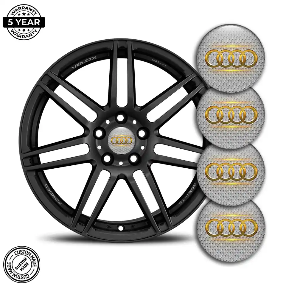 Audi Silicone Sticker Premium Resin
