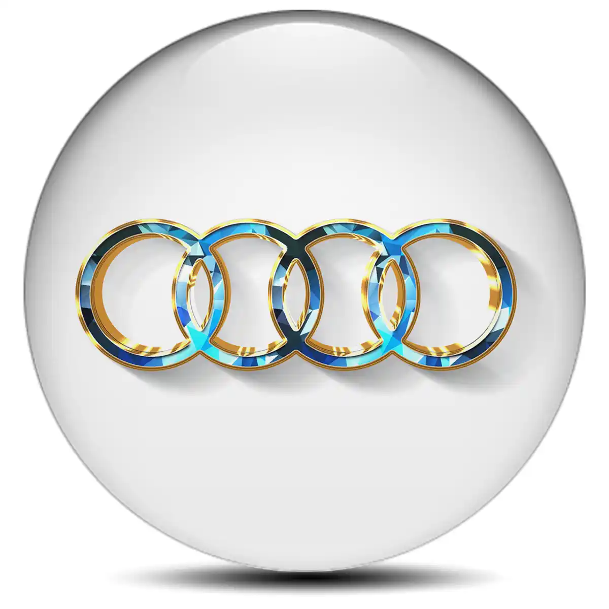 Audi Silicone Sticker Self-Adhesive Branded Edition