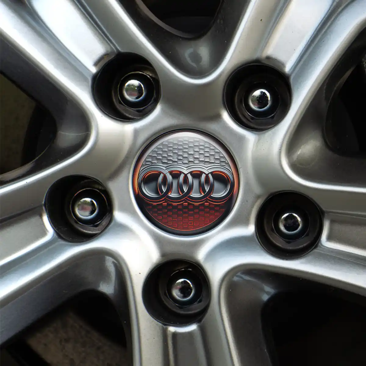 Audi Silicone Sticker Self-Adhesive High Quality