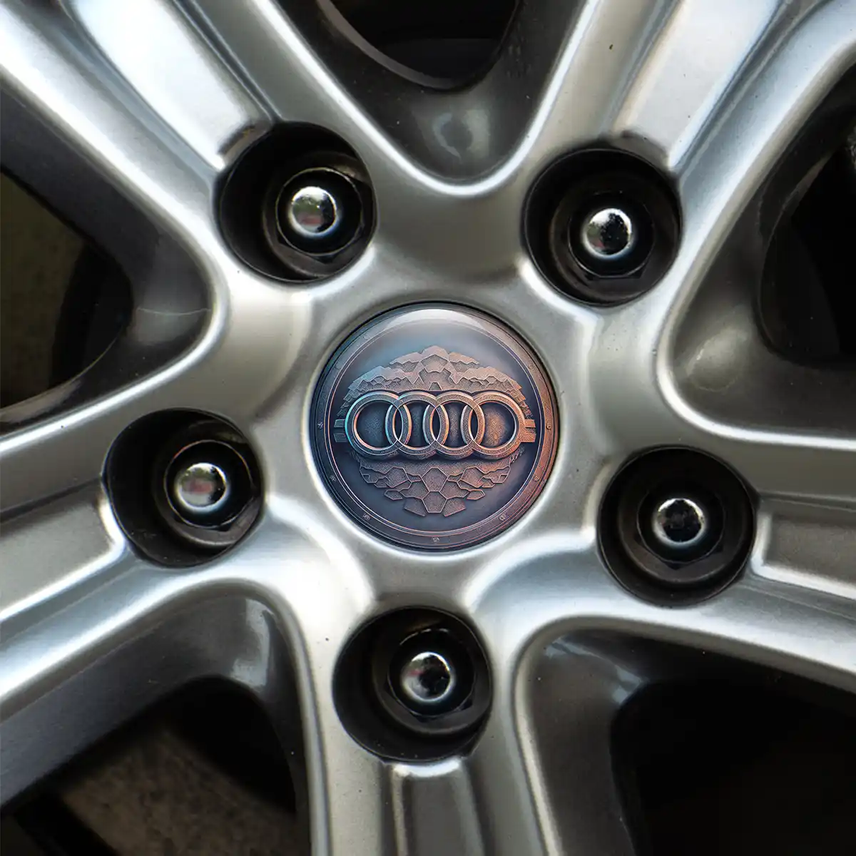 Audi Silicone Sticker Self-Adhesive Premium Edition