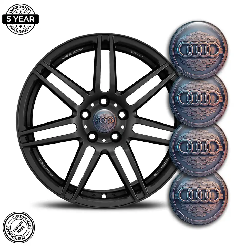 Audi Silicone Sticker Self-Adhesive Premium Edition