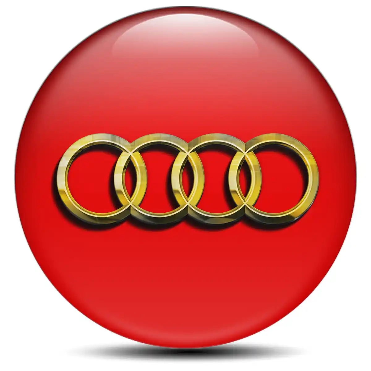 Audi Silicone Sticker Self-Adhesive Premium Quality