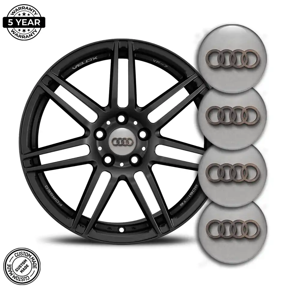 Audi Silicone Sticker Self-Adhesive Premium Resin