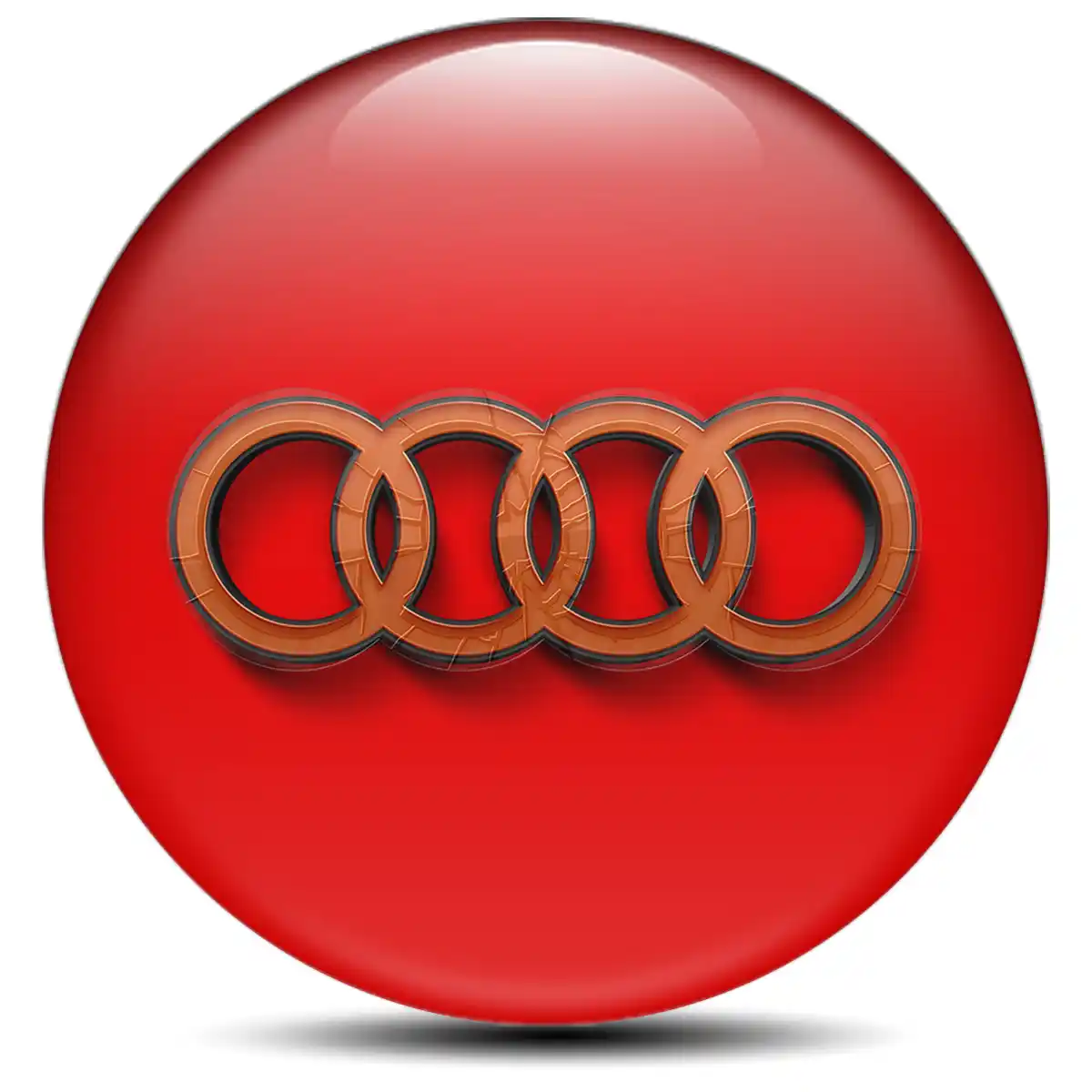 Audi Silicone Sticker Stylish Design