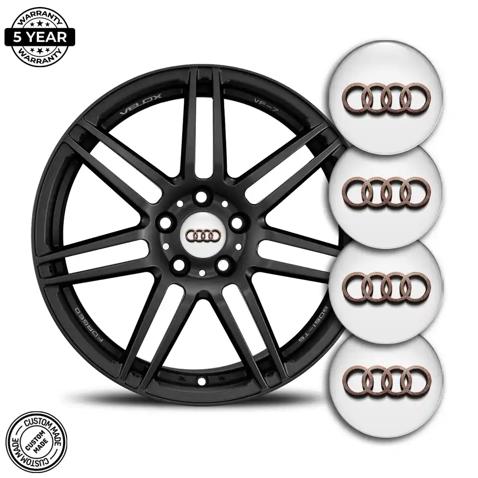 Audi Wheel Emblem Self-Adhesive Vortex Limited