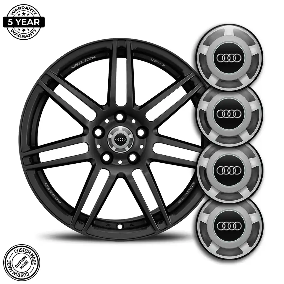Audi Wheel Emblems Lux Pro Edition
